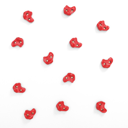 Dop22 Комплект зацепов для лазания 6 штук ROMANA (красный)