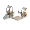 Детский игровой комплекс 057.117.00 (бежевый/серый) (бетонирование)