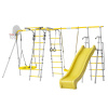 Детский спортивный комплекс для Дачи Веселая лужайка-2 PRO с горкой 1200 мм (Комплект №13) в Москве ВИНКО