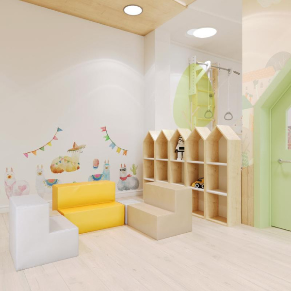 Набор мягкой мебели для детского сада Romana "3 элемента"