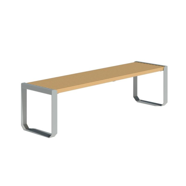 Скамья "Бриз" без спинки без подлокотников