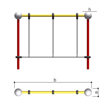 Канат для равновесия Romana 057.76.00 в Москве ВИНКО
