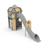 Игровой комплекс Башня 057.109.01 (бежевый/серый) (бетонирование)