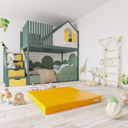 Мат (мягкий щит) Romana 1000*1000*100, в 2 сложения