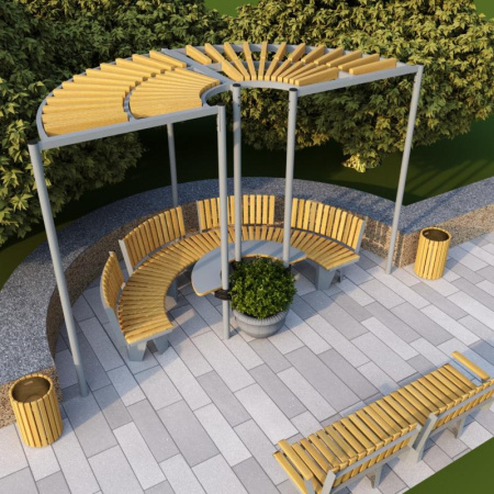 Навес "Меридиан" Тип 2