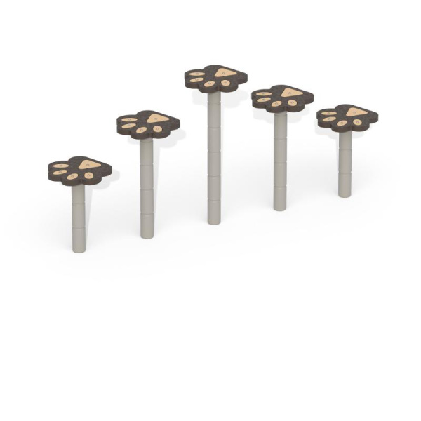 Препятствие для собак Дорожка пеньков 124.07.00