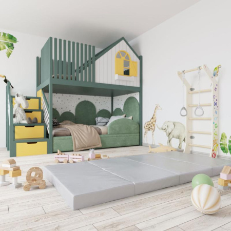 Мат (мягкий щит) Romana 2000*1000*100, в 4 сложения