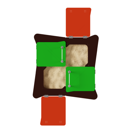 Песочница с крышкой ELMAF 315012