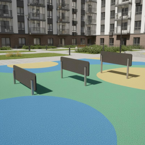 Барьер для дрессировки собак 500 мм 124.08.00