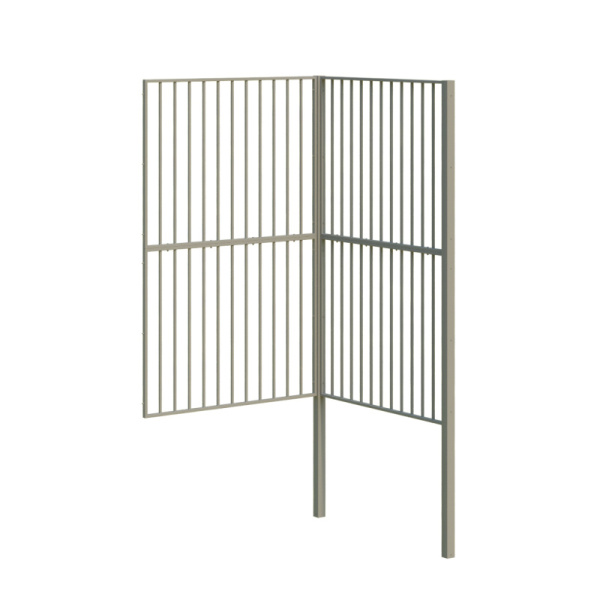 Угол ограждения 1960х1875хh3200 (бетонирование)