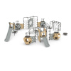 Игровой комплекс 115.98.00 (бежевый/серый) (бетонирование)