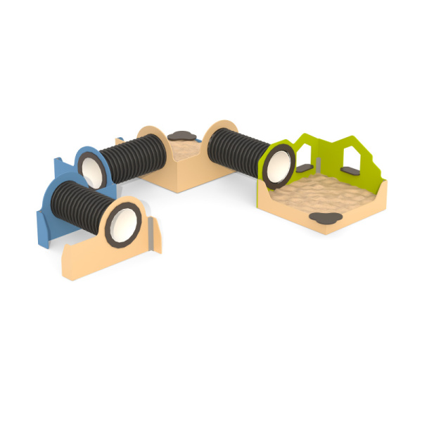 Игровой модуль Романа 115.55.00 (зеленый/синий/бежевый) (бетонирование)